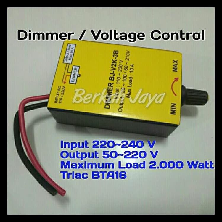 100% TERJAMIN DIMMER 2000 WATT 2000WATT BTA 16 BTA16 220 VOLT PENGATUR KECEPATAN 100%TERLARIS