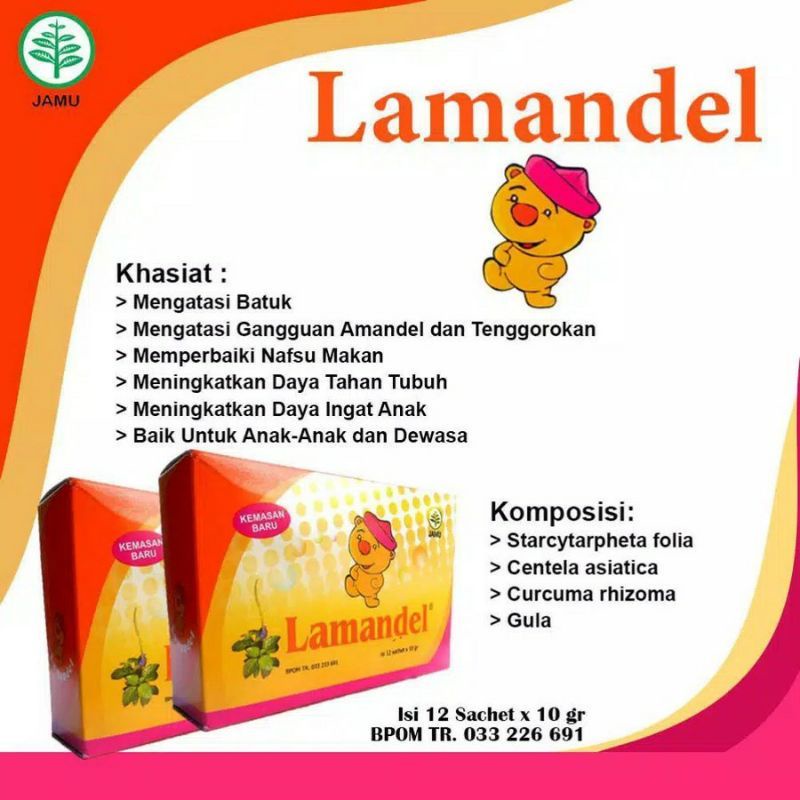 Lamandel- 12 Sacet - Lamandel-Botol 200 gram