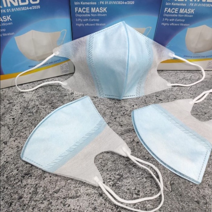 Masker FACEMASK DUCKBILL isi 50 pcs/box Mirip Sensi Duckbill/POKANA