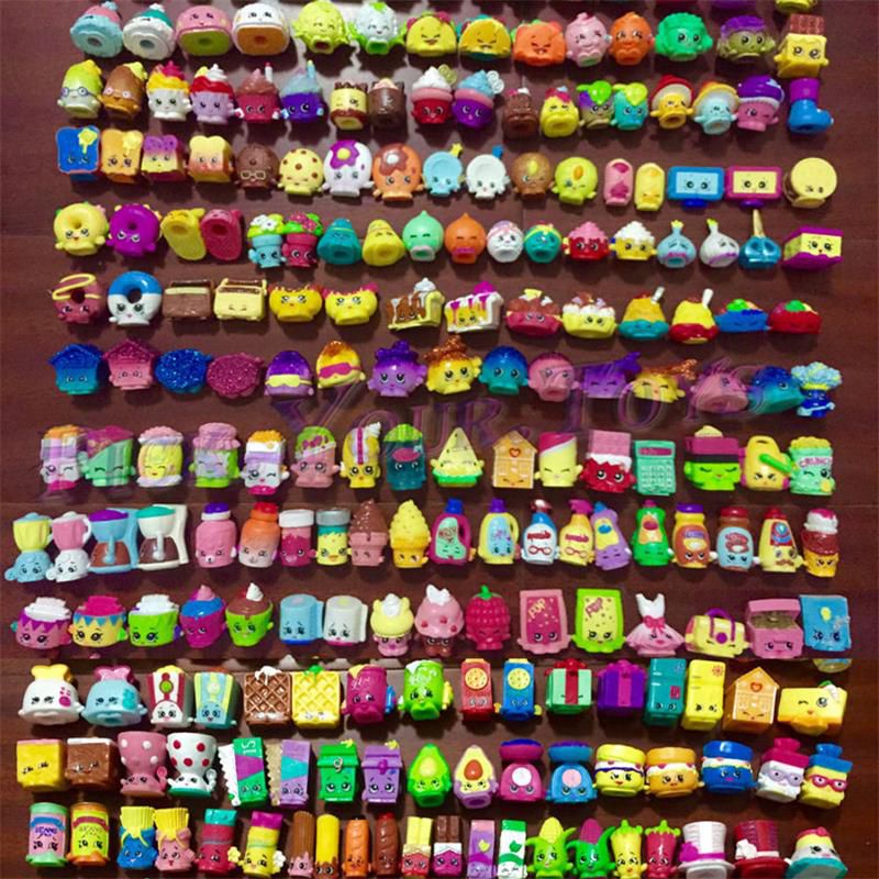 Bid Random 2 Pcs Shopkins Season 2 3 4 5 Shookins Figure Toys Kids HOT Gift