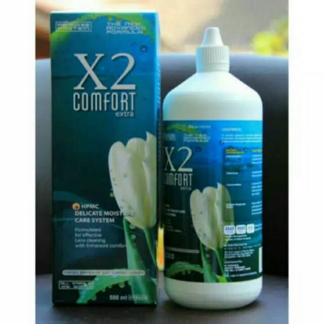 Cairan softlens x2 comfort 500 ml