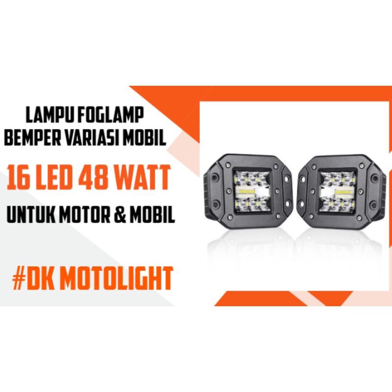Lampu Bemper Foglamp Mobil Offroad 4x4