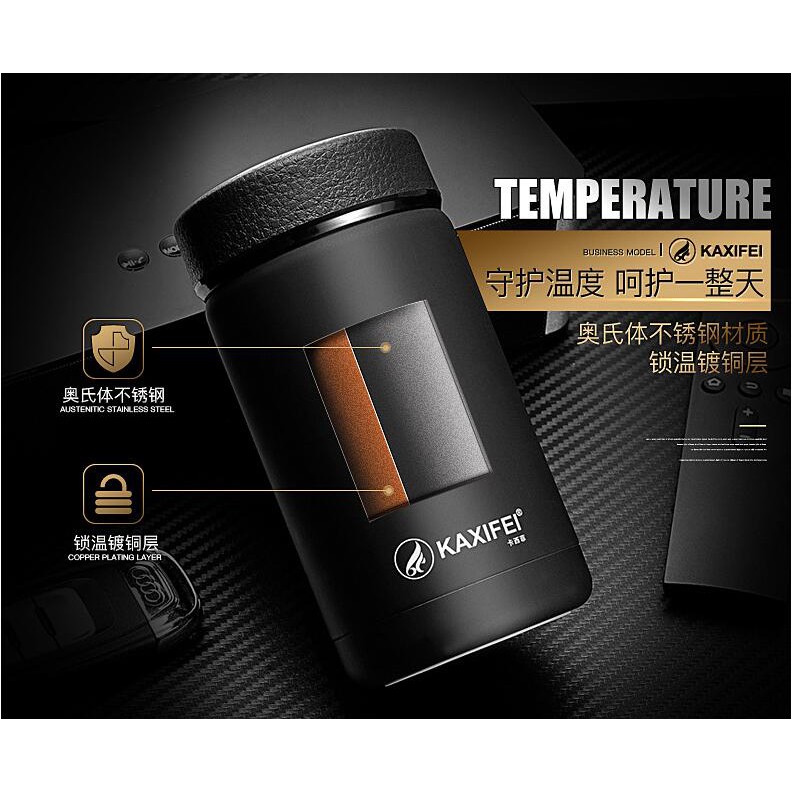 Botol Minum Thermos Mini Stainless Steel 400ML OneTwoCups  Silver
