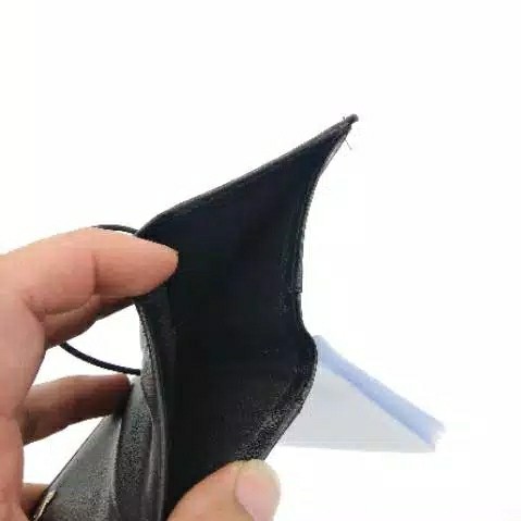 Dompet Kartu 18 in 1 Card Holder + slot uang kulit sintetis - Navy Rantai