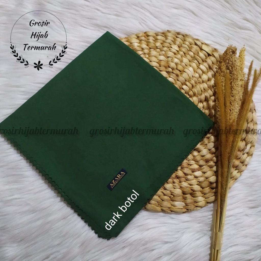 Hijab segiempat Oskara laser cut /Oscara /Japan / Jilbab voal miracle plain lasercut azara-Dark botol