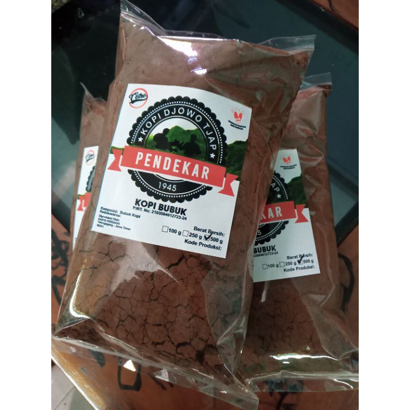 

Kopi Pendekar ( Kopi Hitam Halus ) 500 gr