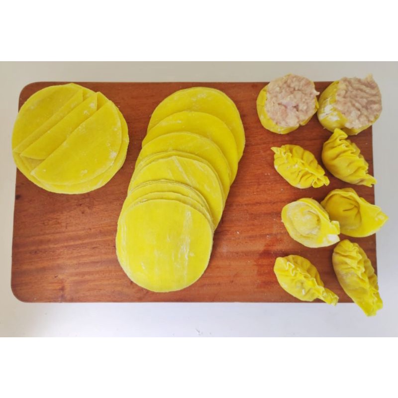 

kulit dimsum kuning ukuran 7,5 & 9cm
