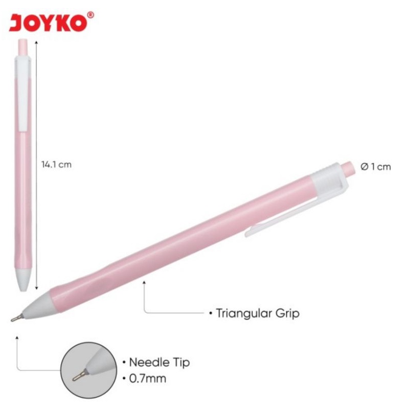 Ball Pen Pulpen Pena Joyko BP-342 Vokus PTL 0.7 mm 1 Pcs