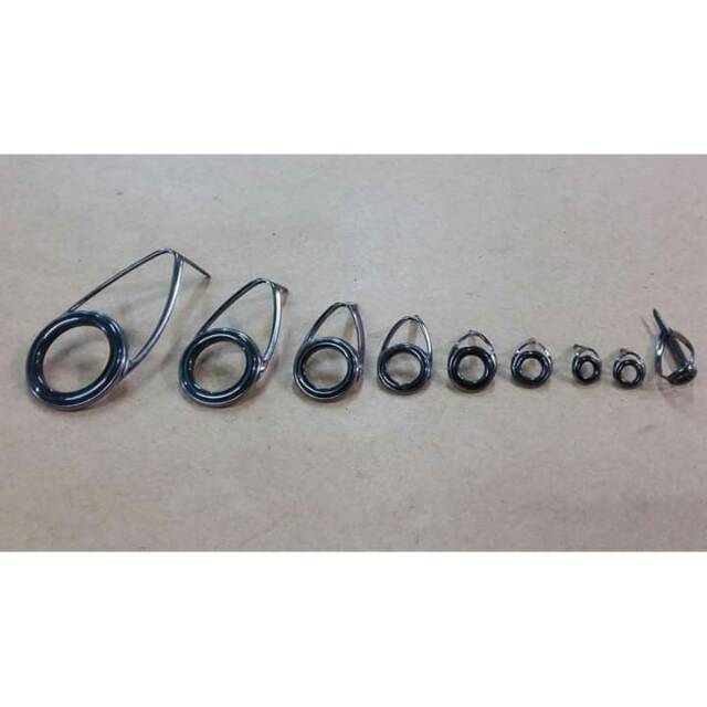 Ring guide mamaried spining K Series SIC non fuji. 1set 8bj