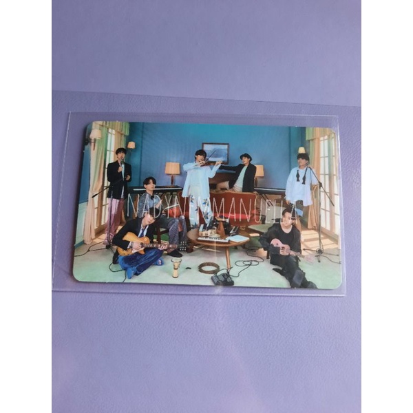 PC GROUP BTS BE ESSENTIAL PHOTOCARD GRUP OT 7