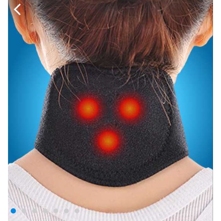 Terapi Leher Magnetic Tourmaline Therapy Neck Massager / terapi leher panas maknetik