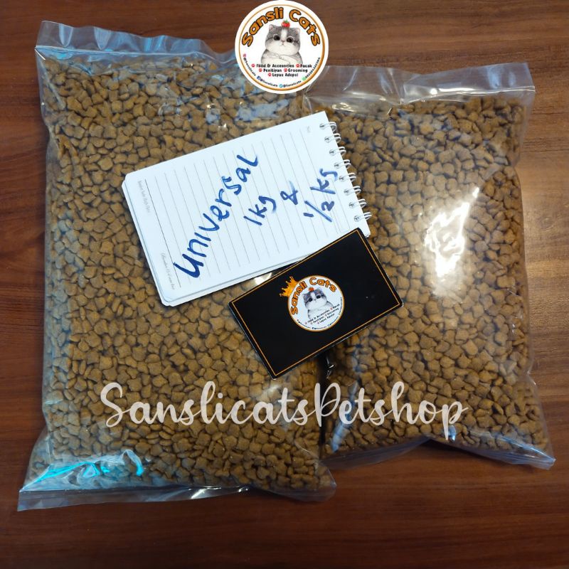 UNIVERSAL MAKANAN KUCING DRYFOOD 1KG