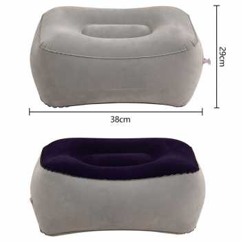 Bantal Portabel Angin Kaki Portabel PVC Inflatable Relaxing Pillow - jj06114