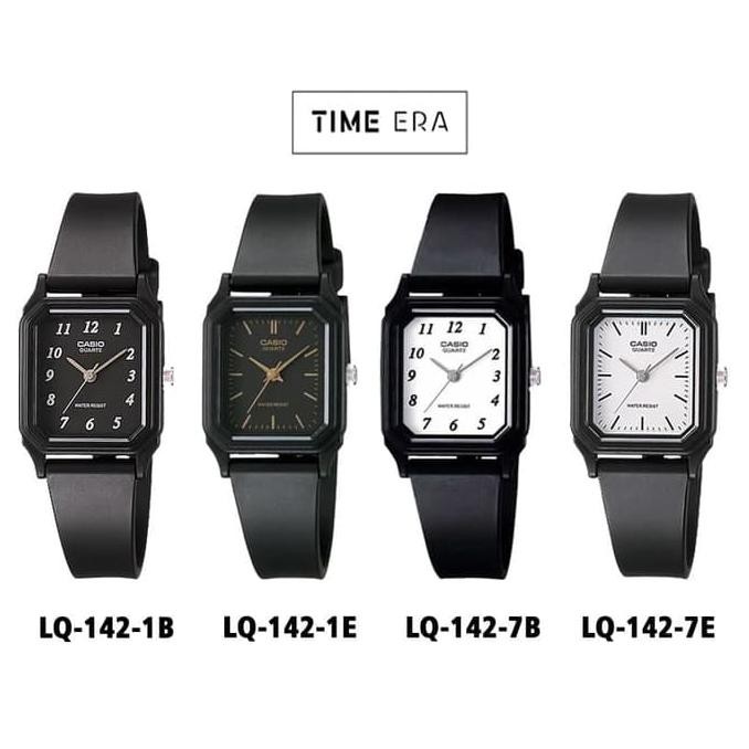 TERBARU JAM TANGAN CASIO ORIGINAL / JAM TANGAN CASIO WANITA ANALOG KARET ORI - HITAM TERLARIS