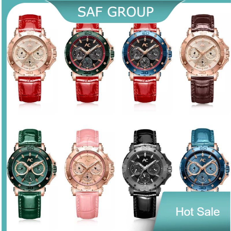 JAM TANGAN WANITA ALEXANDRE CHRISTIE AC 9205 / AC9205 COLLECTION LEATHER ORIGINAL by plp