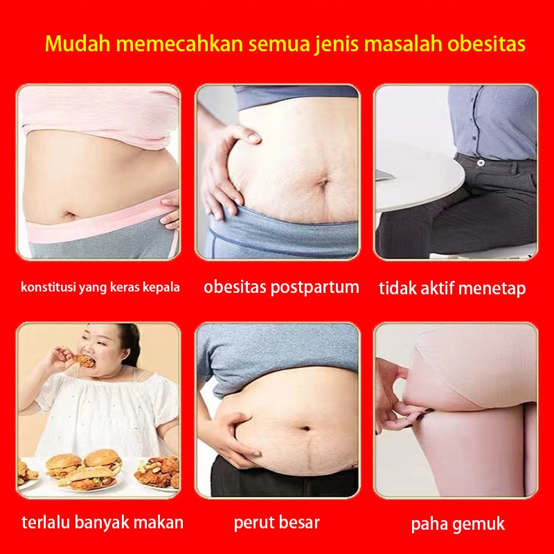 Slim patch koyo pelangsing ori  Pembakar Lemak 10PCS Burn fat fast Belly Button Sticker Detox Magnet