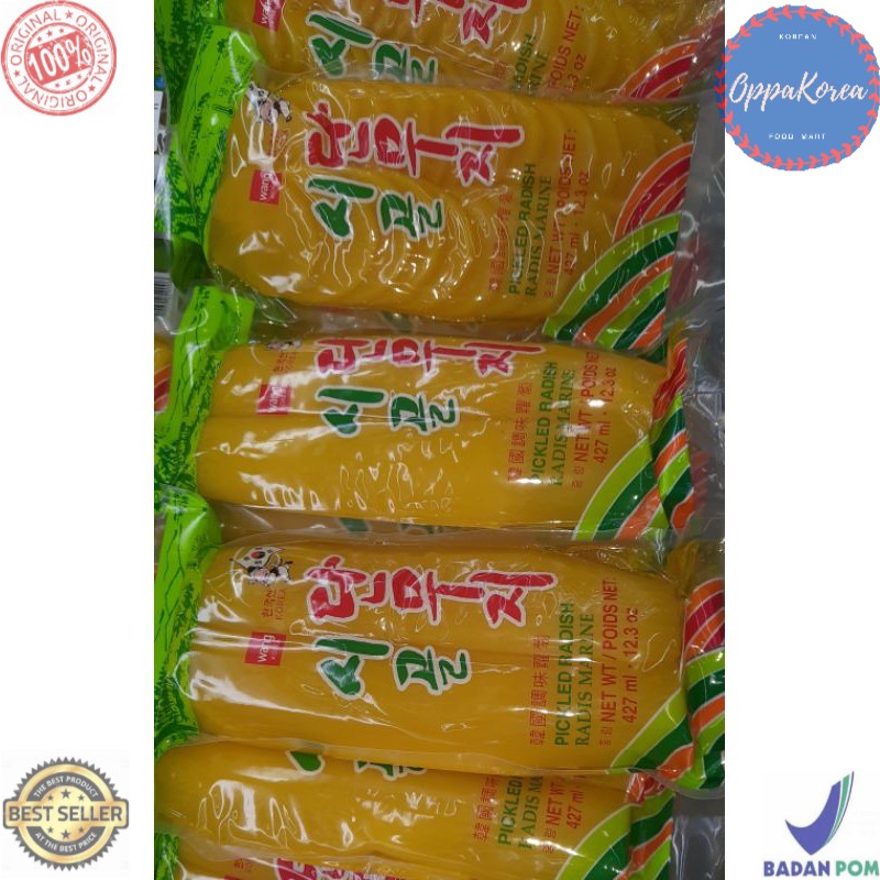 

Wang Danmuji Acar Lobak Kuning 350 gram