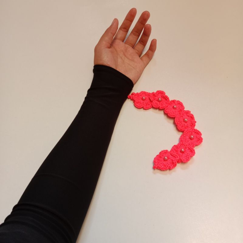 Handstok muslimah manset tangan panjang manset pria_wanita