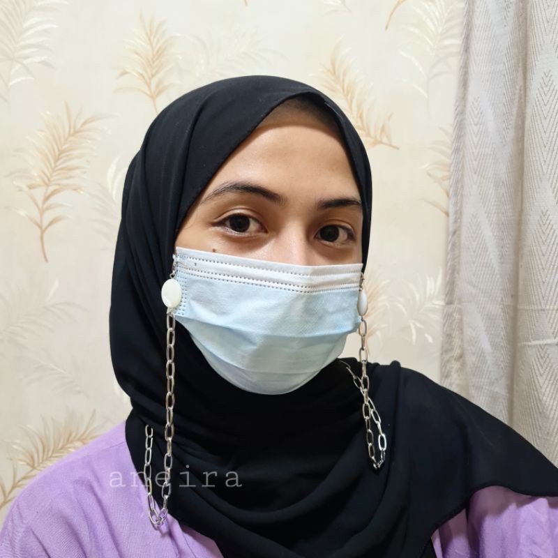 Tali Lanyard Masker Import Wanita Premium Quality