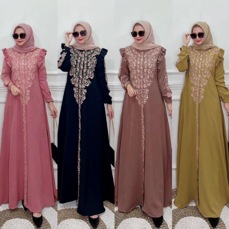 GAMIS CRINKLE BORDIR