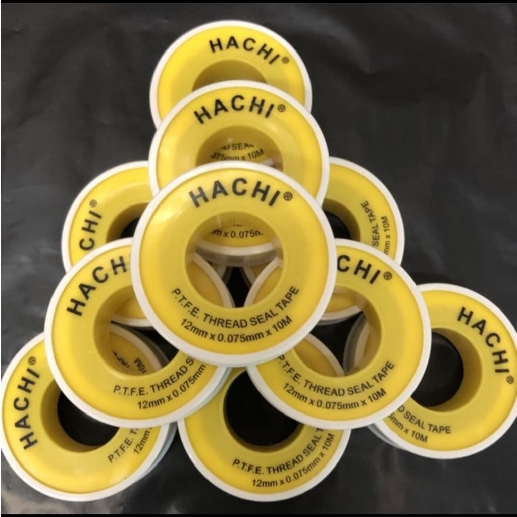 Seal Tape Hachi Siltip Selotip Isolasi Keran Pipa PVC