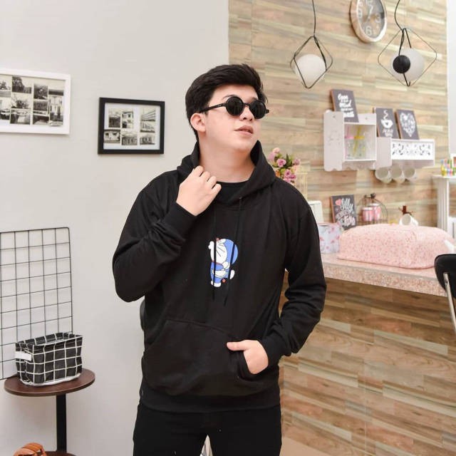 Hoodie Wanita Pria Jaket Hoddie Wanita Couple Dora Kiss Jaket Hodie Dewasa Doraemon Terbaru-6