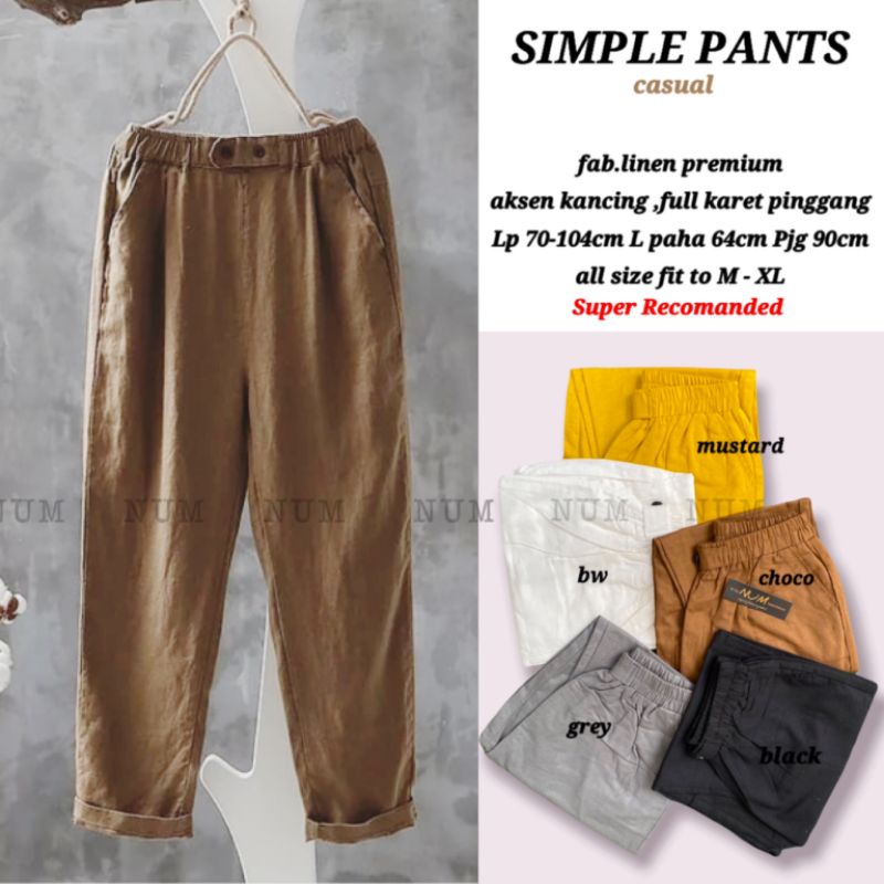 Simple pants casual-1