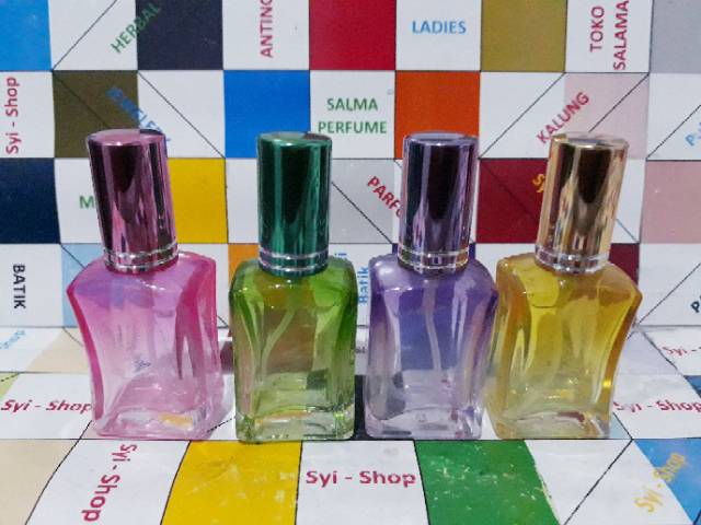 Botol Parfum Spray Kaca Warna Mini 14ml