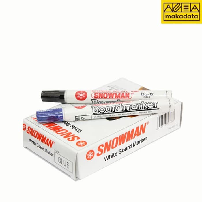 

Snowman Spidol WB ABG 12 White Board Berkualitas