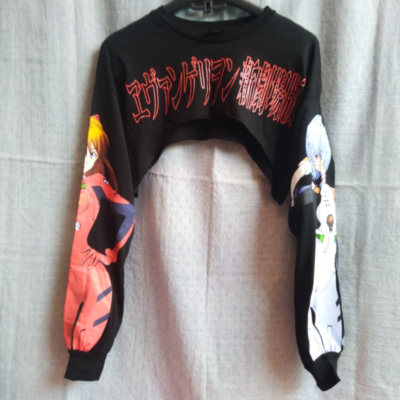 Crop Top Bershka Evangelion Preloved