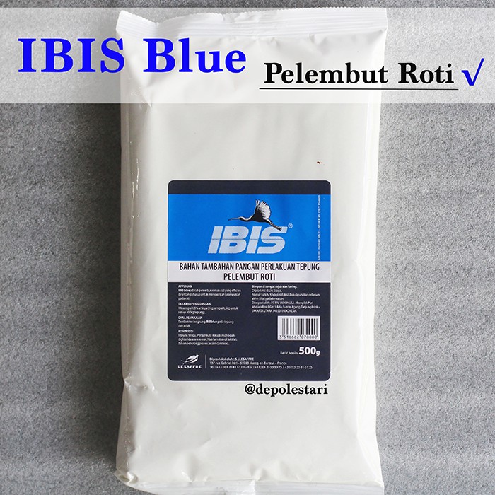 

Pelembut Roti Ibis Blue 500gram