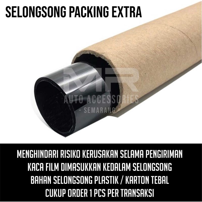 Selongsong / Tambahan Packing untuk Kaca Film / Stiker Premium