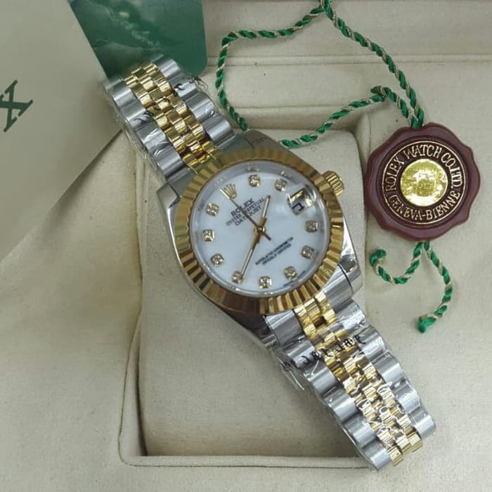 JAM TANGAN WANITA ROLEX OYSTER DATEJUST 31MM MIYOTA JAPAN SUPER