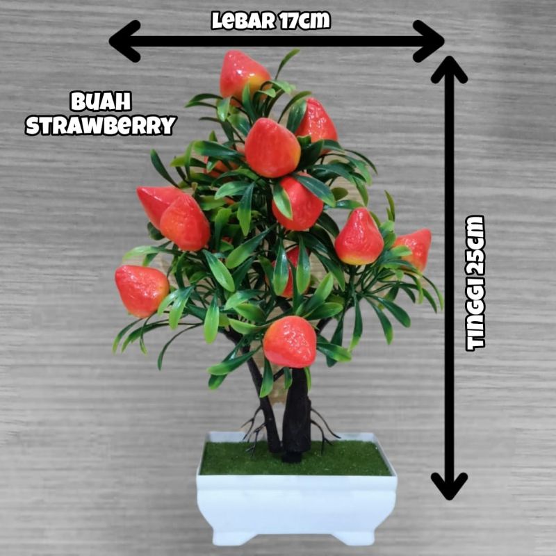 Bunga Hias Buah Besar / Bunga Buah / Hiasan Rumah / Bunga Plastik