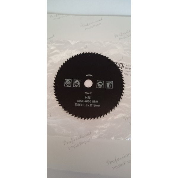 Mata gergaji bulat 85mm 10mm 72T HSS Circular Saw Blade