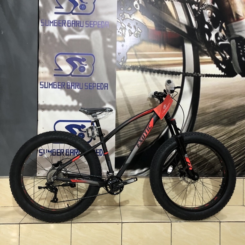 SEPEDA GUNUNG MTB FATMAN EXOTIC 2658 4.0 AH 2x9 SPEED 26 INCH BY PACIFIC