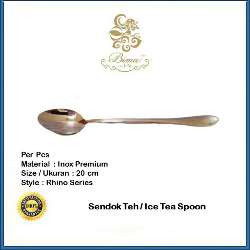 sendok panjang pengaduk minuman BIMA - Ice Tea Spoon