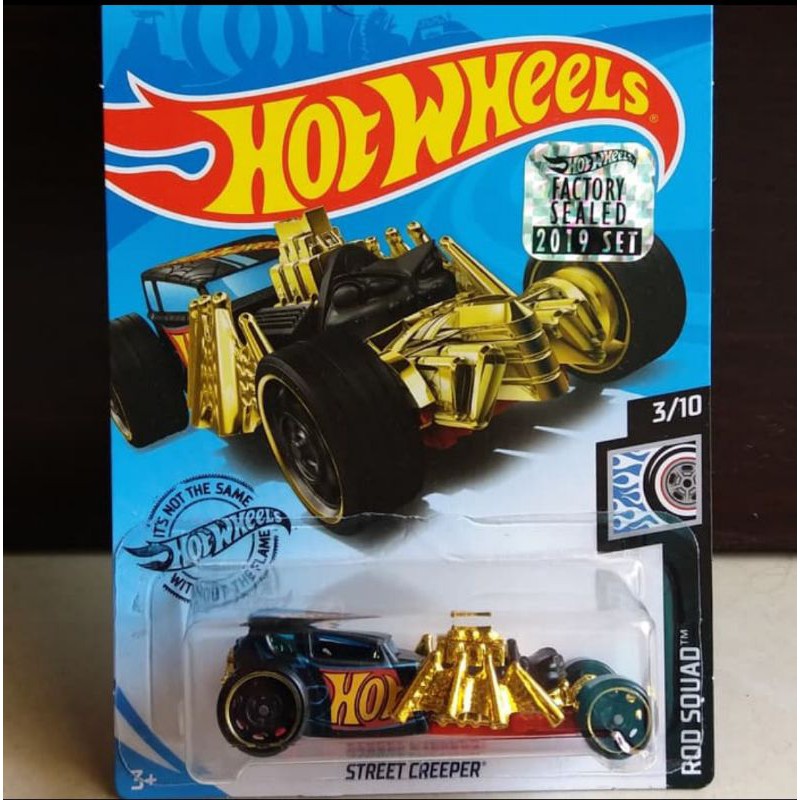 hot wheels street creeper gold