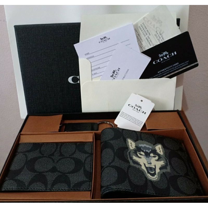 Coach Wolf Wallet