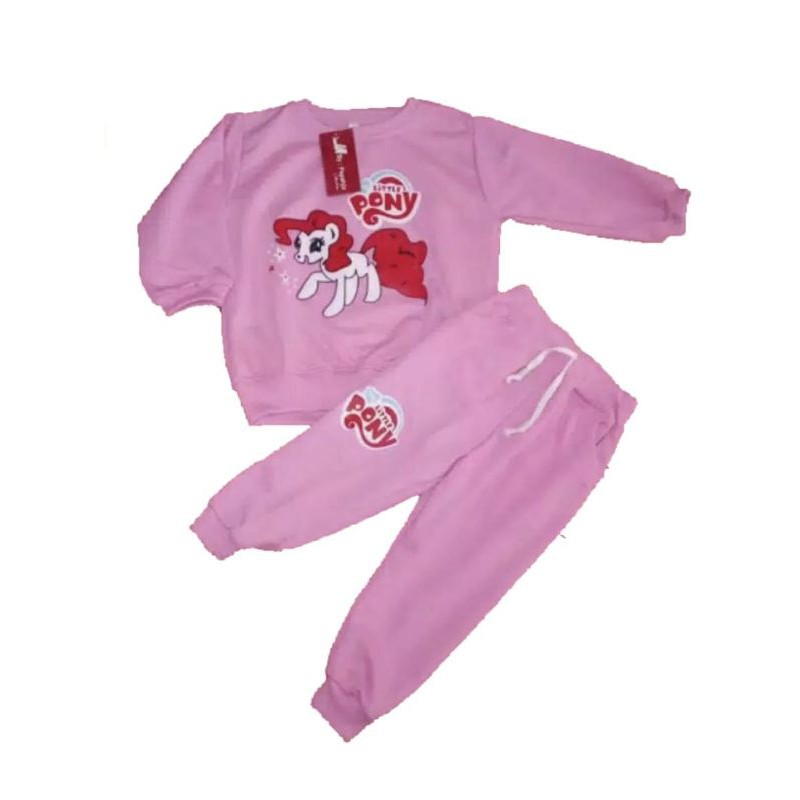 COD setelan jogger little pony 1-6 tahun