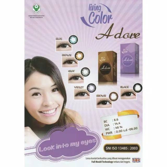 ( Normal ) SOFTLENS LIVING COLOR ADORE 14,4MM