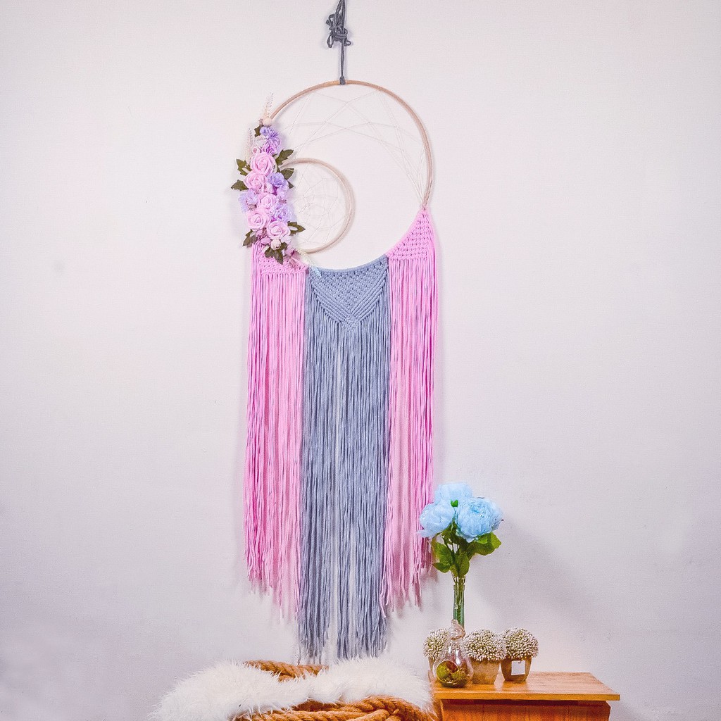 DREAMCATHER MACRAME / WALLHANGING /HIASAN DINDING