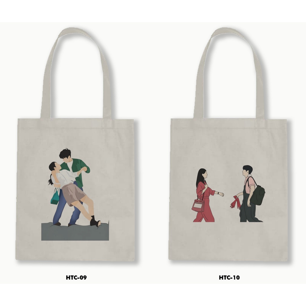 TOTE BAG BLACU - HOMETOWN CHA-CHA-CHA /DRAKOR NETFLIX