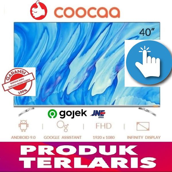 Penawaranspesial TV LED COOCAA LED TV 40 inch ANDROID SMART TV - WIFI - 40S5G - resmi COOCA terbaik