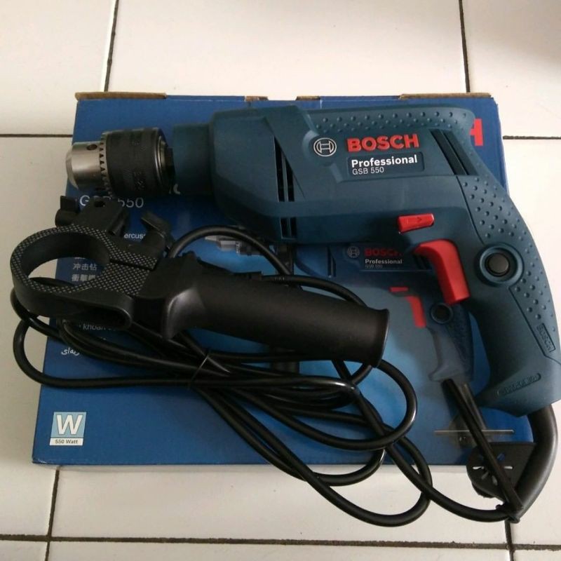 impact drill bor beton bosch gsb 550