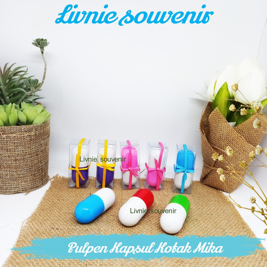 Souvenir Pulpen Kapsul Kemas Mika-4