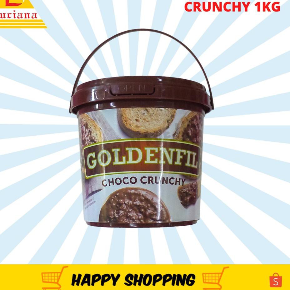 

(kode-288) Goldenfil Crunchy Spread kemasan 1Kg ,!