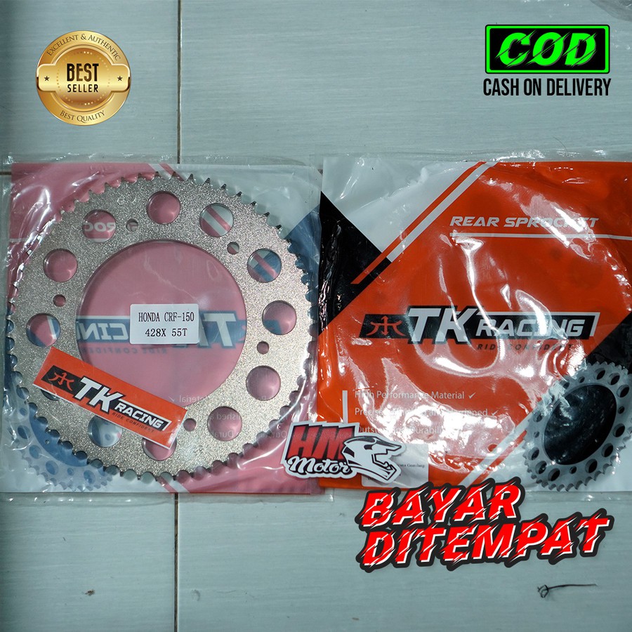 Gear TK Racing CRF 150L size 428 55T Gir TK racing CRF150L