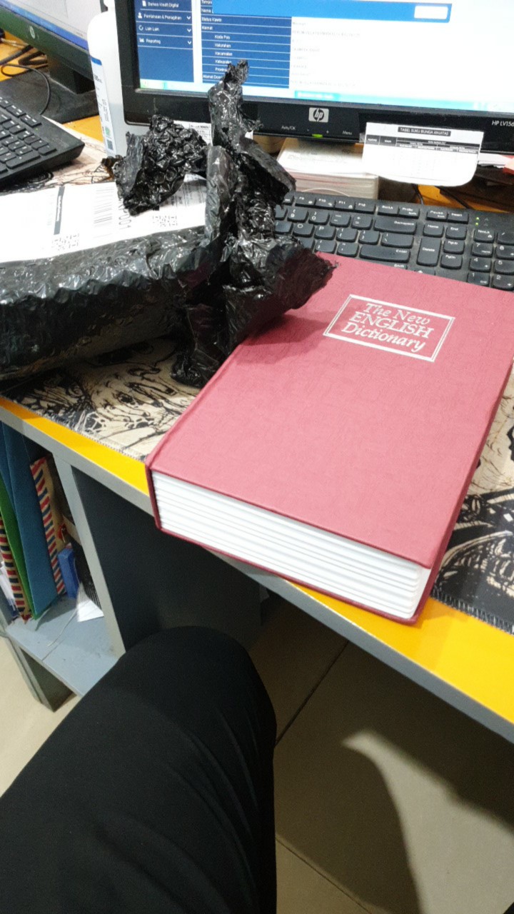 Brankas Mini Kotak Uang Perhiasan Rahasia Buku Safe Safety Deposit Box