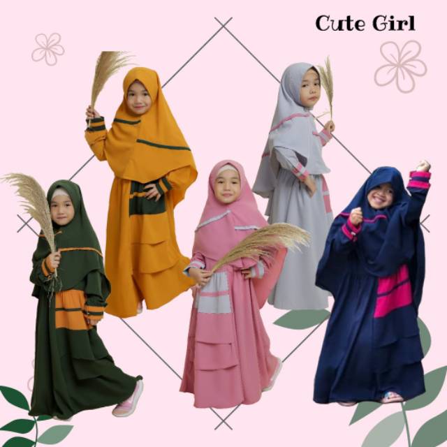 GAMIS ANAK CUTE GIRL. Gamis Anak Original Branded